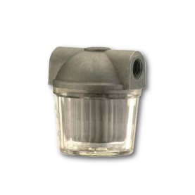 Filtres fioul petit capacité réservoir plastique transparent