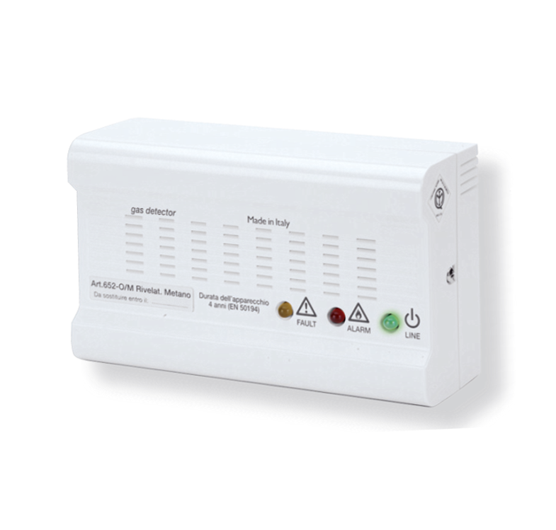 GAMMA 646C - SE221K Segnalatore fughe di gas con allarme ottico-acustico