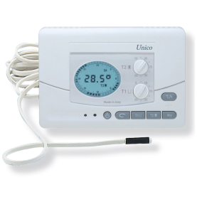 UNICO SONDA - Cronotermostato con due temperature impostabili e sonda esterna