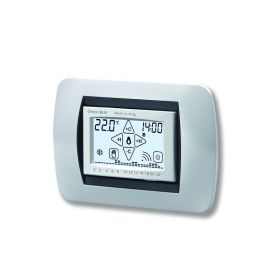 Green Wi-Fi recessed programmable thermostat