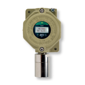 TS593 Rivelatore Gas Industriale, con cartuccia sensore sostituibile con DISPLAY Certificato ATEX
