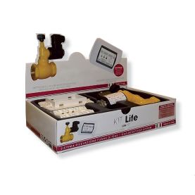 KIT LIFE - Rivelatore di Fughe di gas ad incasso con Elettrovalvola