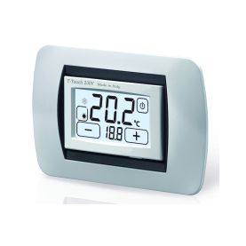 T-Touch 230V Touch screen thermostat for recessed installation